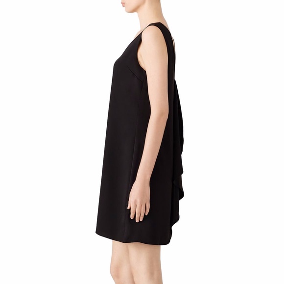 Cooper & Ella Little Black Dress with Back Ruffle Detail - New - Picture 3 of 11